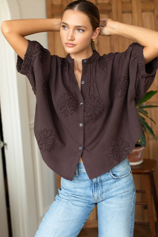 Mandarin Collar Top