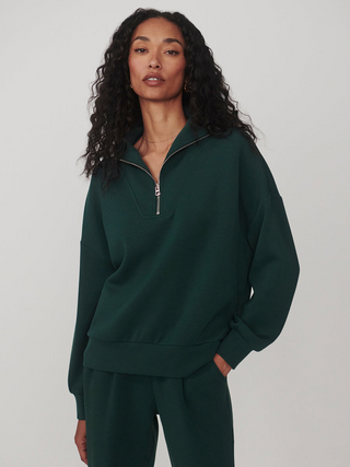 Hawley half zip sweat-ponderosa pine