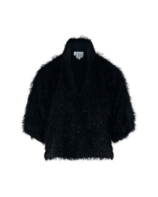 Estelle Top Black Tie