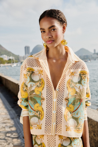 Crochet Detail shirt