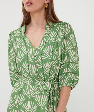Dress Tropical Print
