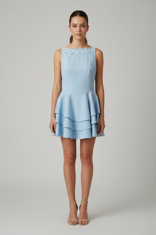 Liora Sleeveless Tiered Ruffle Mini