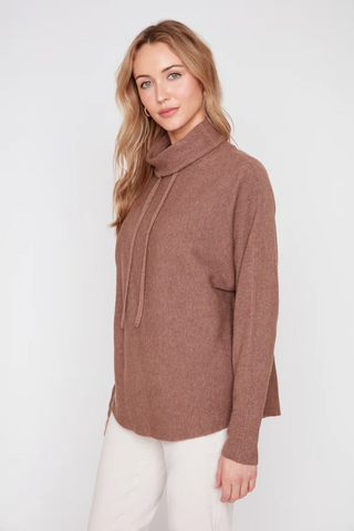 Knit turtle string sweater
