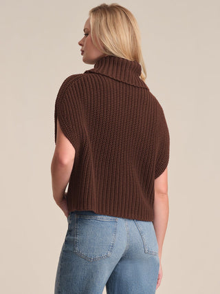 Cate Sleeveless Turtleneck Sweater