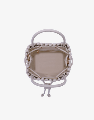 Perrie Bucket Mini Woven Square Tote