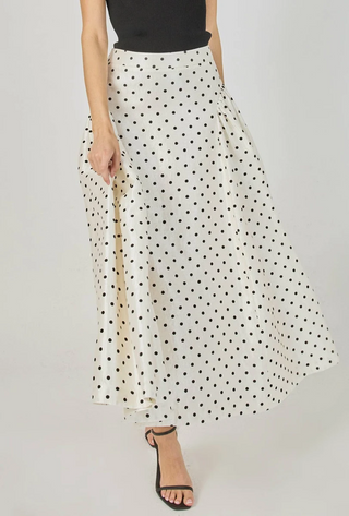 Polka Dot Maxi Skirt