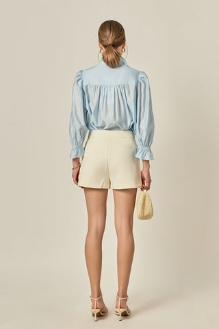 Ruffle detailed blouse