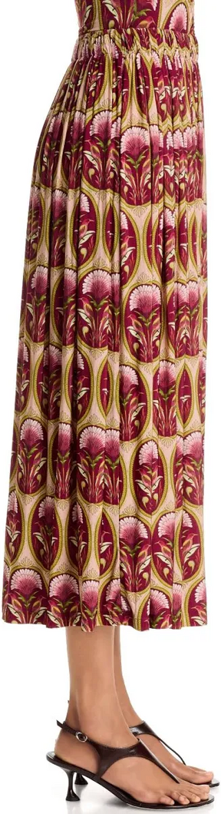 Garden Medal Multi Midi Skirt