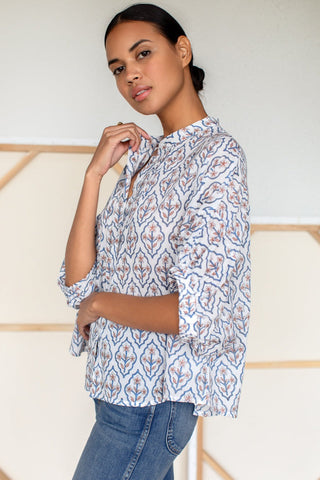 Mandarin Collar Top 2025