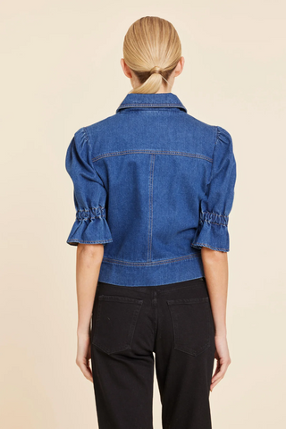 Double zip jacket-denim