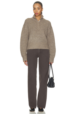 Boxy Snap Front Henley