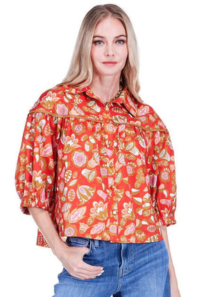 Round Yoke Blouse- Havt