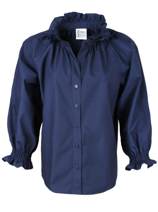 Fiona Shirt Solid Silky Poplin