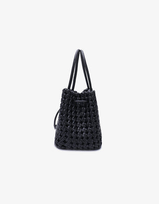 Perrie Bucket Mini Woven Square Tote