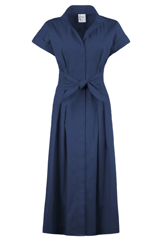 Long rocky dress- suede back satin
