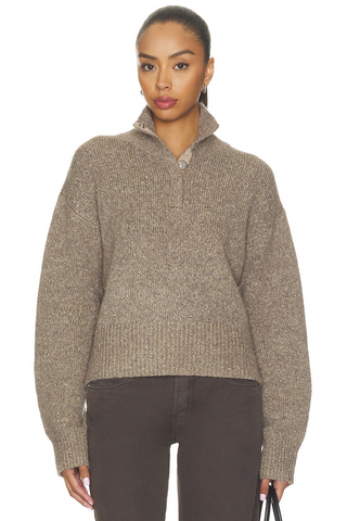 Boxy Snap Front Henley