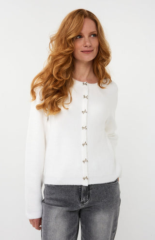 Off white bow sweater
