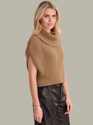 Cate Sleeveless Turtleneck Sweater