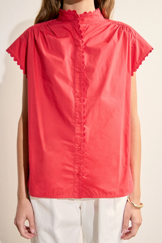 RIC RAC DETAILED SS SHIRT