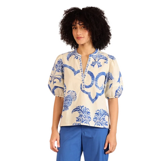 Raya Top Blue Fresco