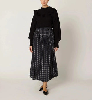 Amber Ankle Skirt saul print