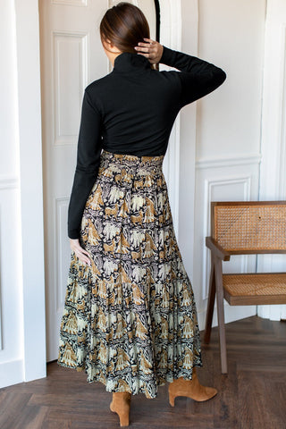 Shirred Skirt