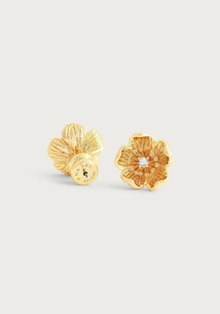 Wildflowers Enameled Stud Earrings