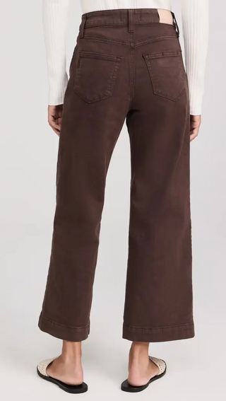 Anessa high rise ankle wide leg-choco