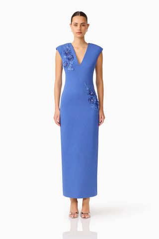 Talitha Plunging Neck Column Dress