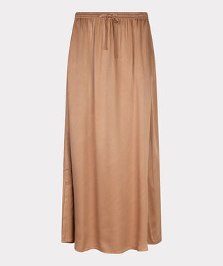 Skirt Long Satin Cappuccino