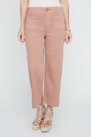 R10071 Woven Pant Crop