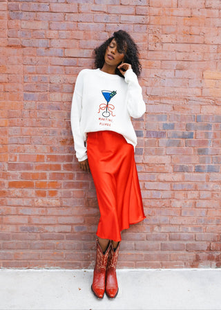 Sadie Crewneck - Martini Please