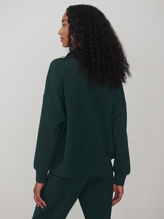 Hawley half zip sweat-ponderosa pine