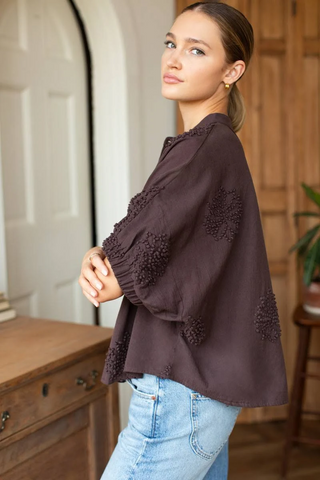 Mandarin Collar Top