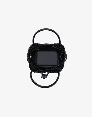 Perrie Bucket Mini Woven Square Tote