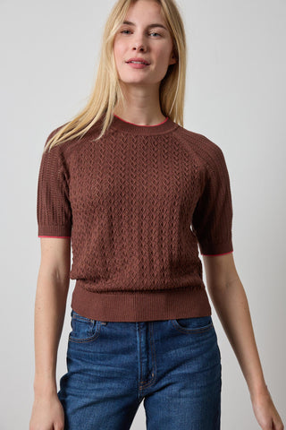 Mixed Stitch Crewneck Sweater Balsam
