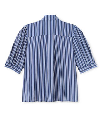 Peggy Blouse Coastal Stripe