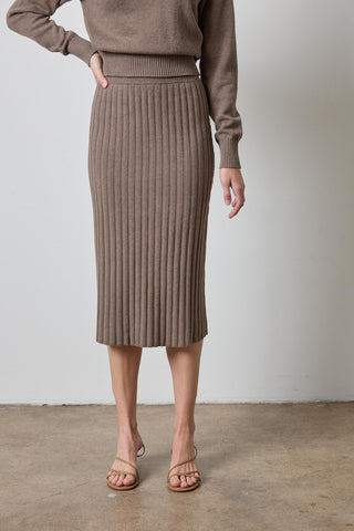 Rib Sweater Skirt