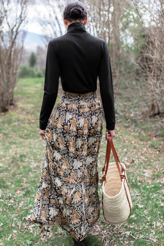 Shirred Skirt