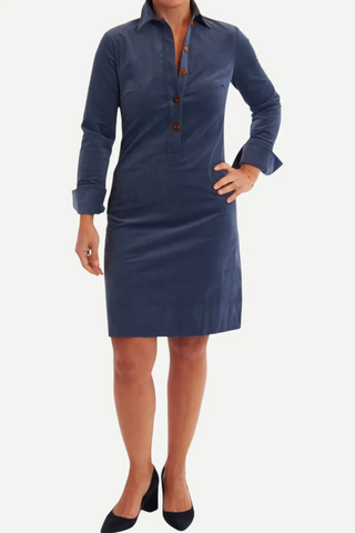 Ivy Dress Blue Steel