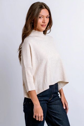 Aja 'Ortho Solid' Top - Ecru