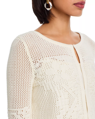 Marigold mesh sweater