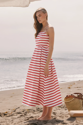 Striped Midi Dress